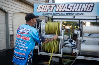 House Wash & Patio Cleaning Project in Harrisburg, PA